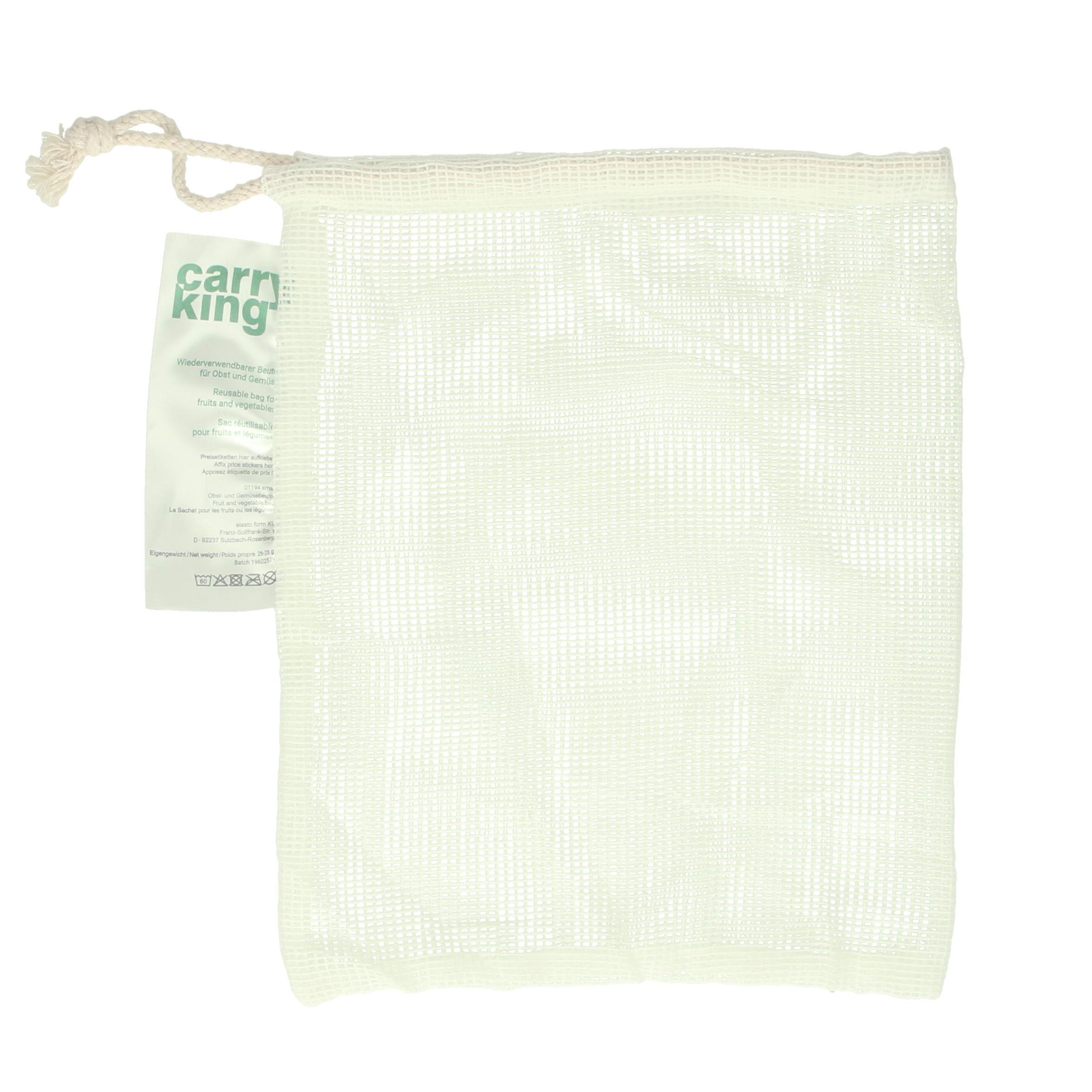 Obst- und Gemüsebeutel Cotton ´ECOCARE´, groß