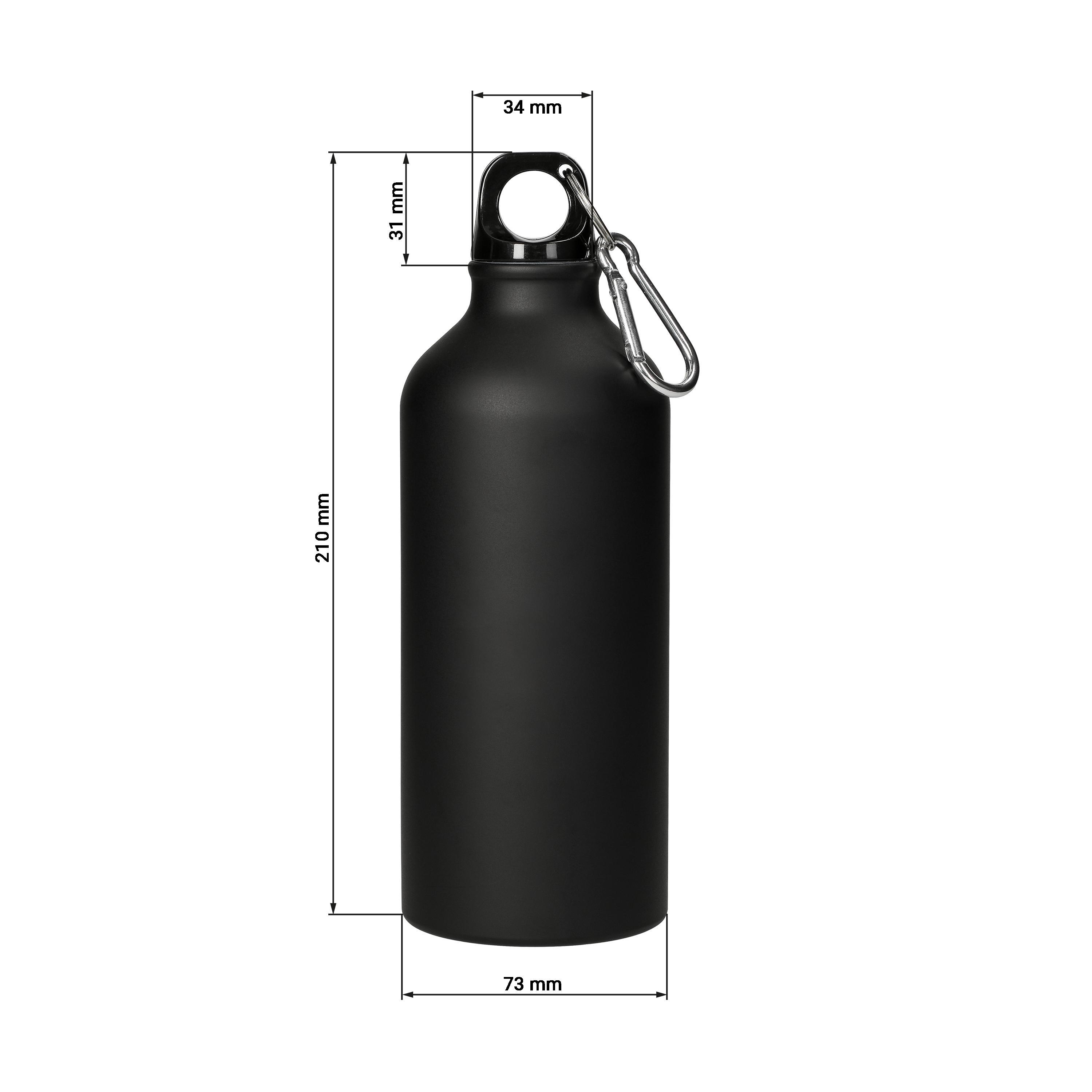 Aluminiumflasche ´Sporty´ 0,6 l matt