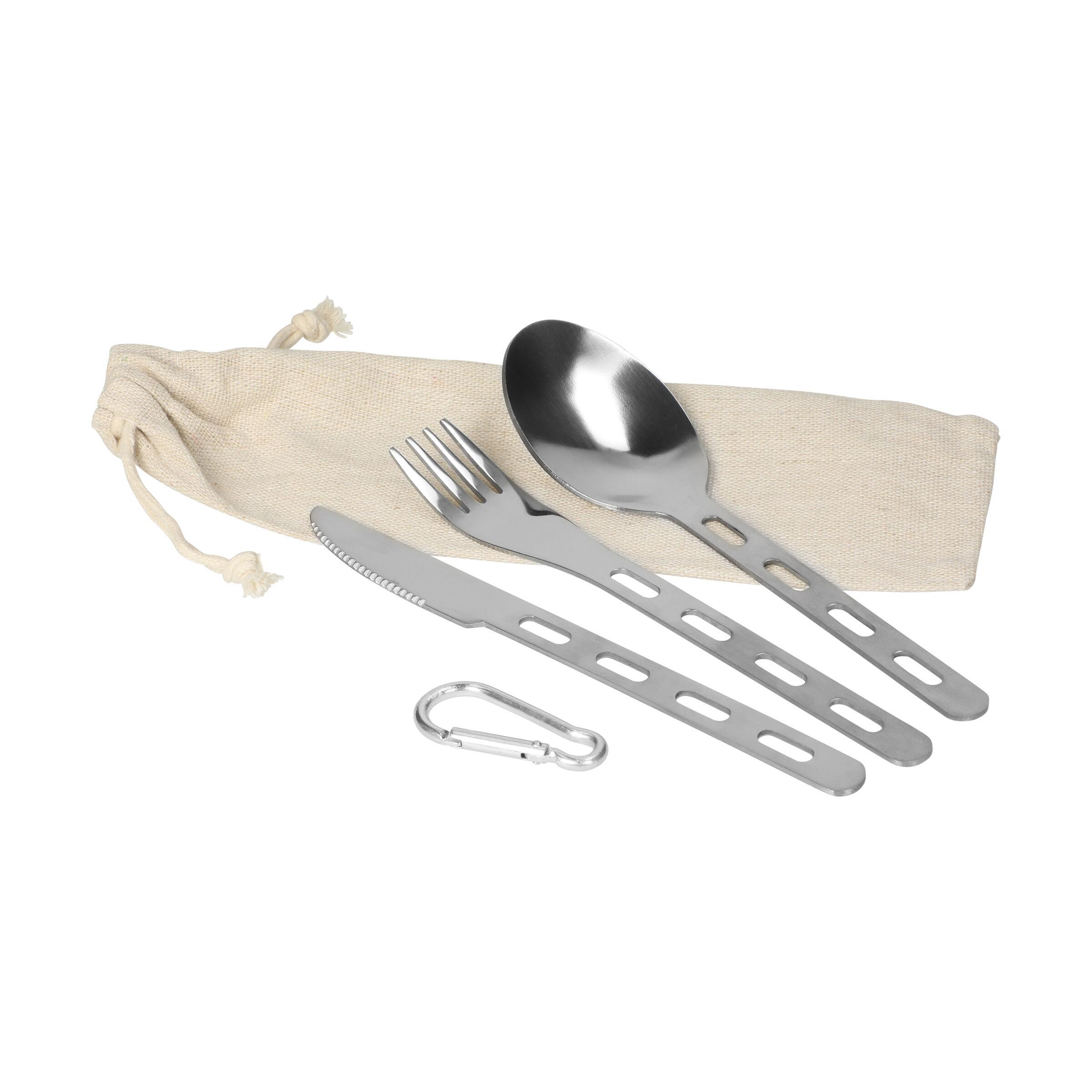 Outdoor-Besteck mit Karabiner ´RONA´