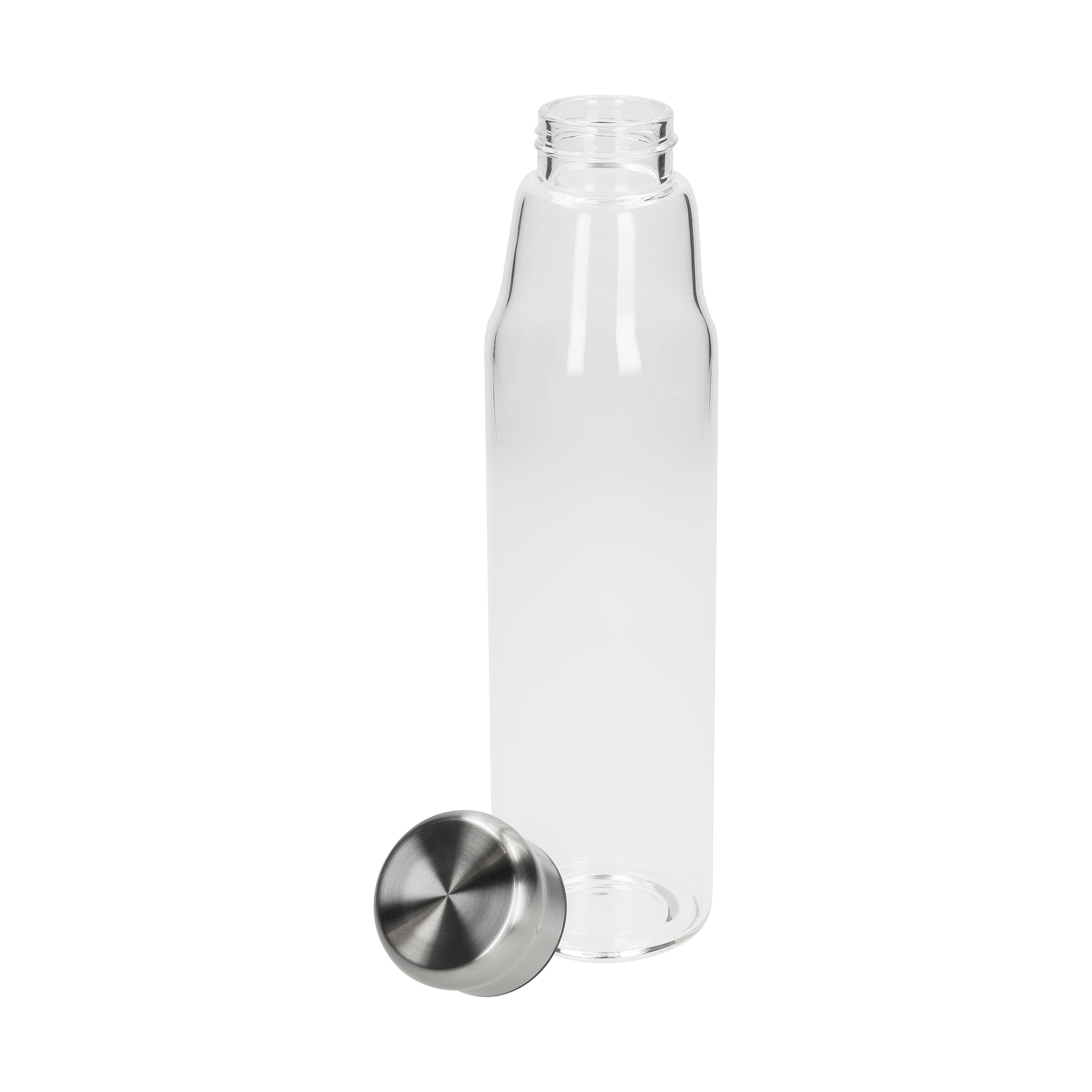 Glasflasche mit Hülle ´Life´ 0,7 l