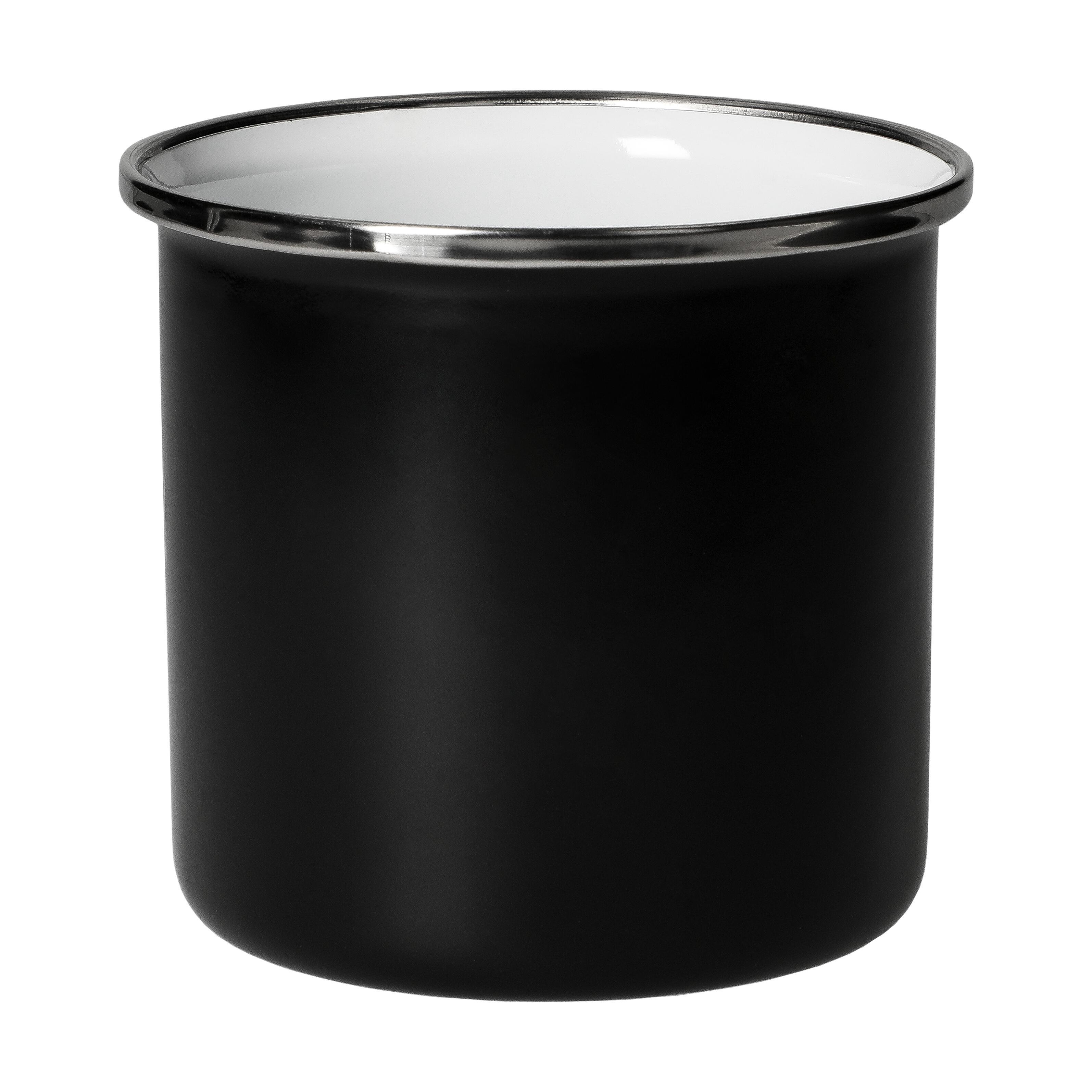 Emaille-Becher ´Cozy´, 300 ml, schwarz