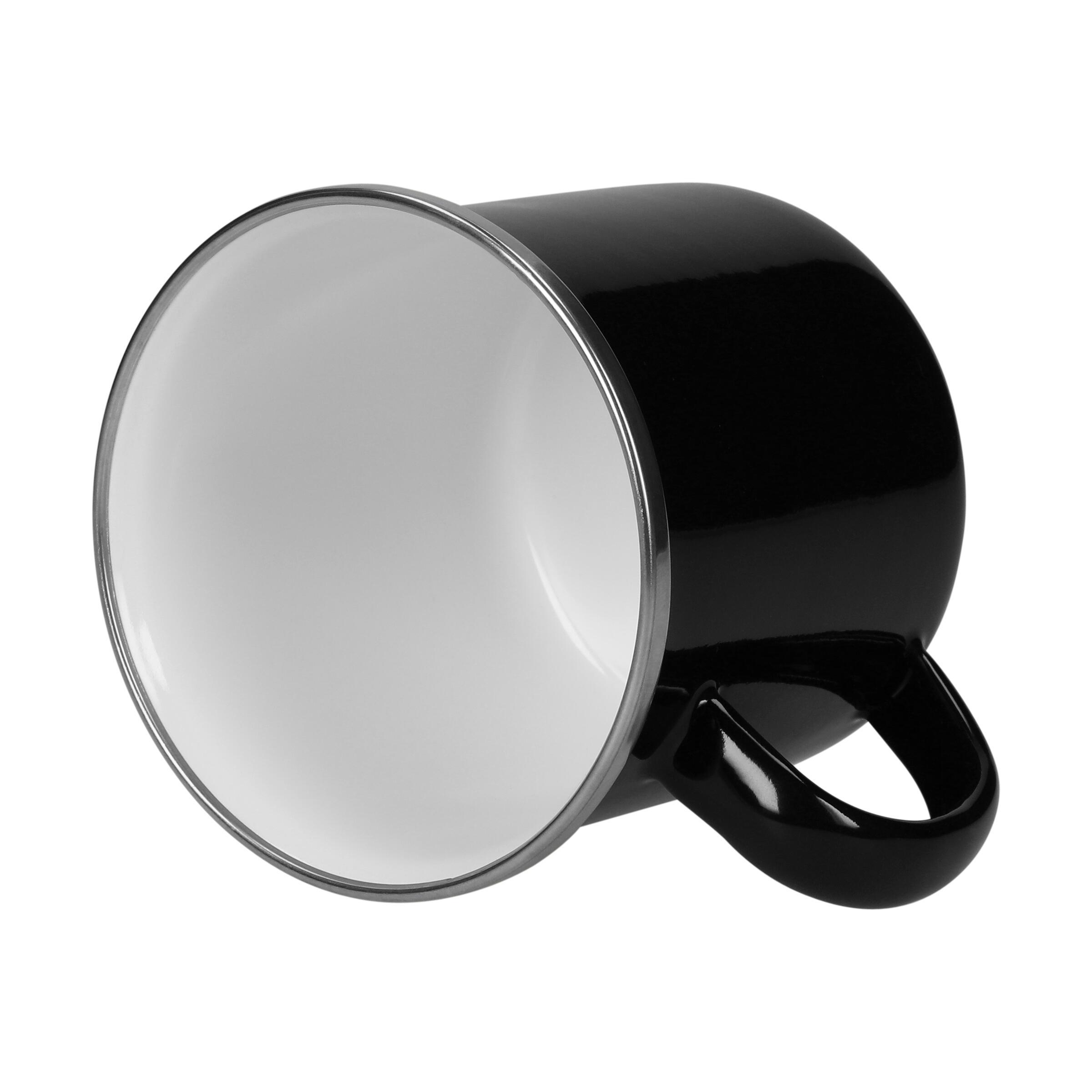 Emaille-Becher ´Cozy´, 300 ml, schwarz