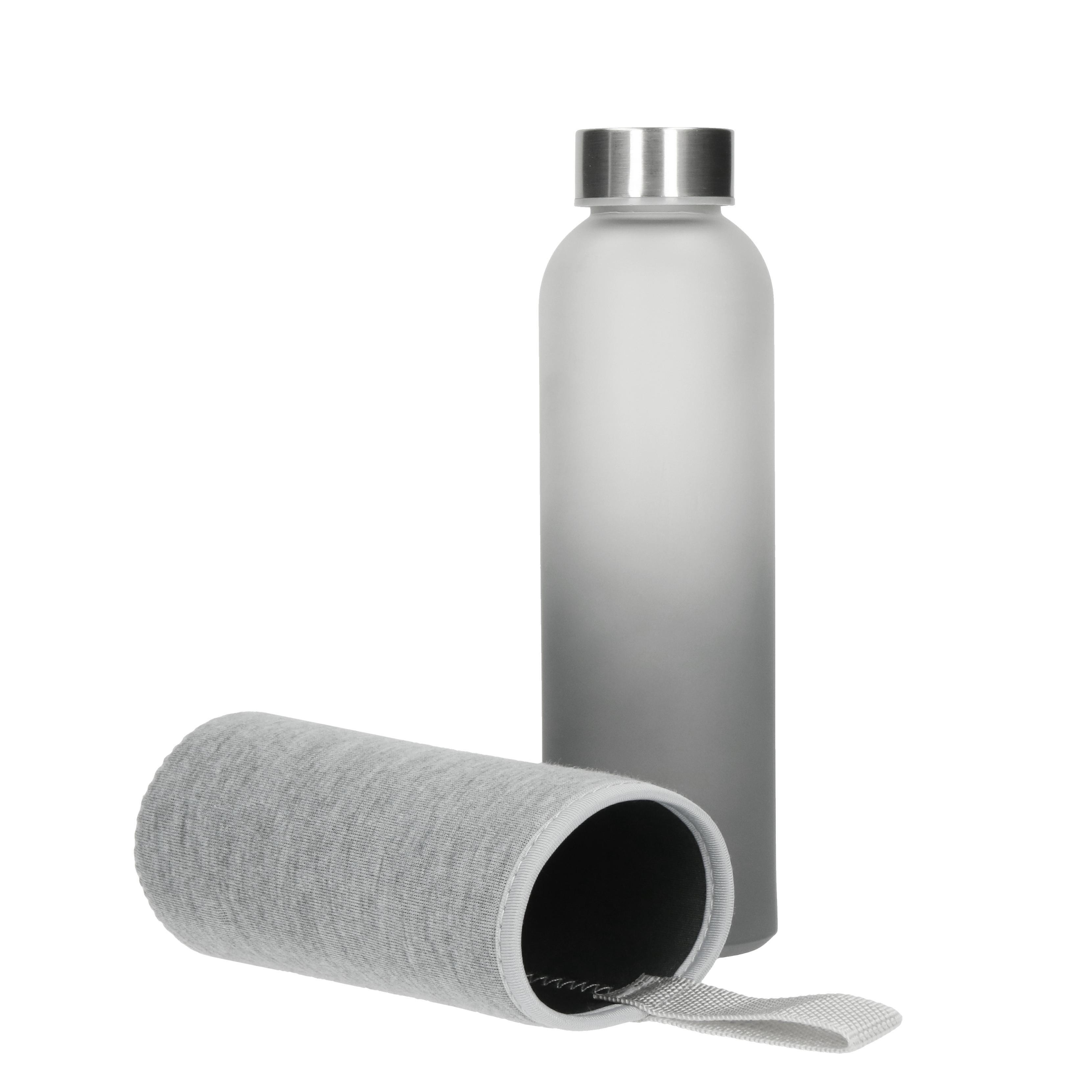 Glasflasche mit Hülle ´Iced´ 0,45 l