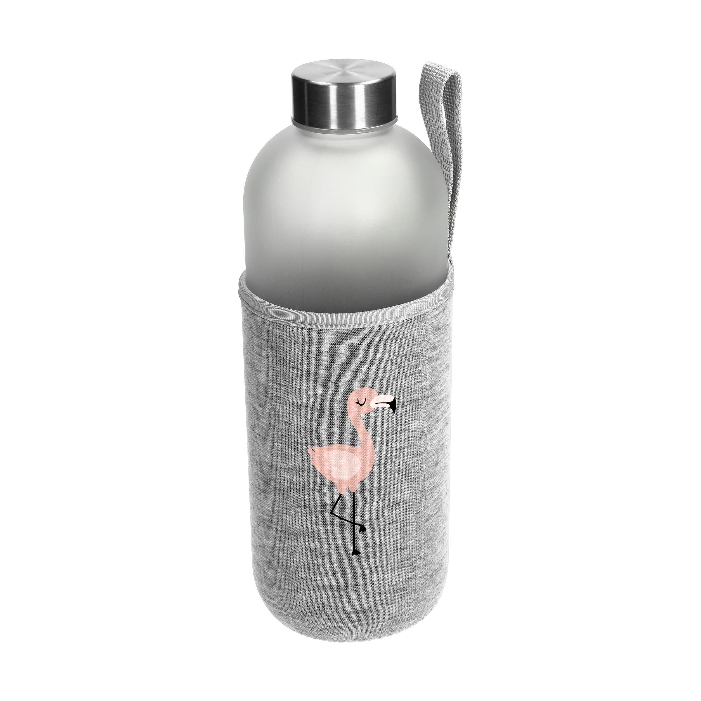 Glasflasche mit Hülle ´Iced´ 1,0 l