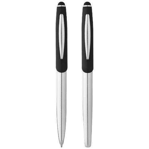 Geneva Stylus Kugelschreiber- und Tintenrollerset (blaue Mine)