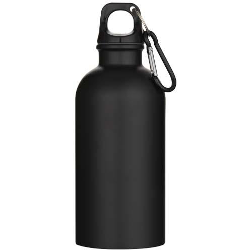 Oregon 400 ml matte RCS-zertifizierte einwandige Trinkflasche aus recyceltem Edelstahl mit Karabinerhaken
