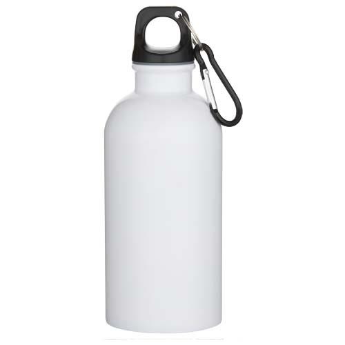 Oregon 400 ml RSC-zertifizierte einwandige Sublimation Trinkflasche aus recyceltem Edelstahl mit Karabinerhaken