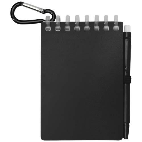 Lig Mini Recyceltes Outdoor-Softcover Notizbuch und Kugelschreiber Set (schwarze Mine)