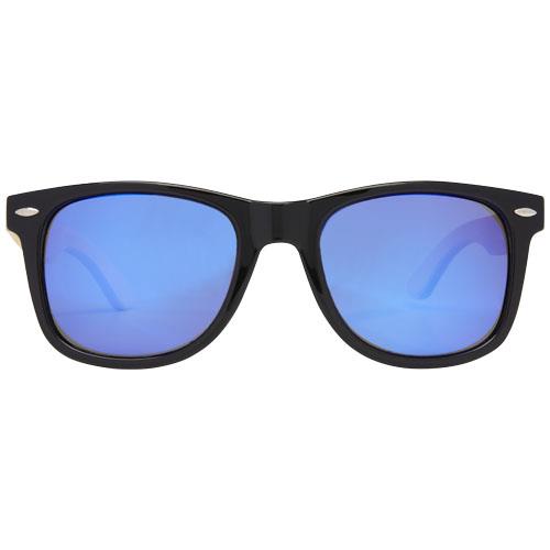 Taiyo verspiegelte polarisierte Sonnenbrille aus rPET/Bambus in Geschenkbox