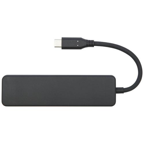 Loop Multimedia-Adapter aus recyceltem RCS Kunststoff USB 2.0-3.0 mit HDMI-Anschluss