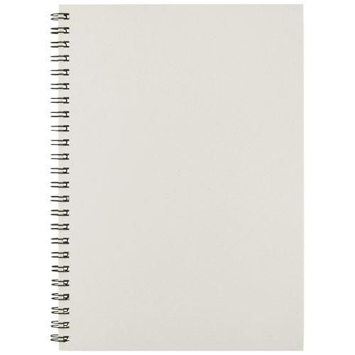 Desk-Mate® A5 recyceltes farbiges Notizbuch mit Spiralbindung