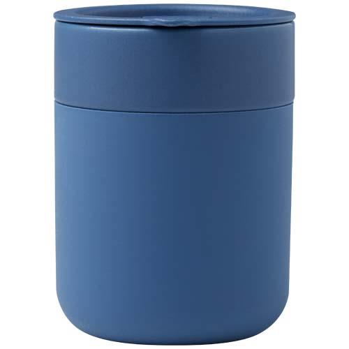 Java 330 ml Keramikbecher mit Silikonhülle und Kunststoffdeckel