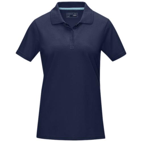 Graphite Poloshirt aus Bio-Baumwolle für Damen