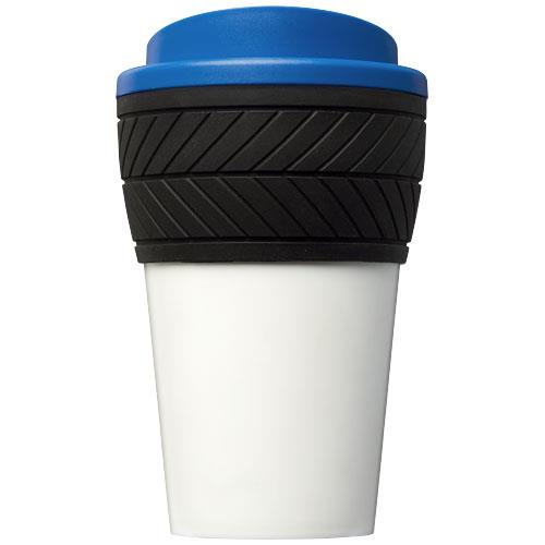 Brite-Americano® 350 ml Isolierbecher mit Schutzring Reifen-Design