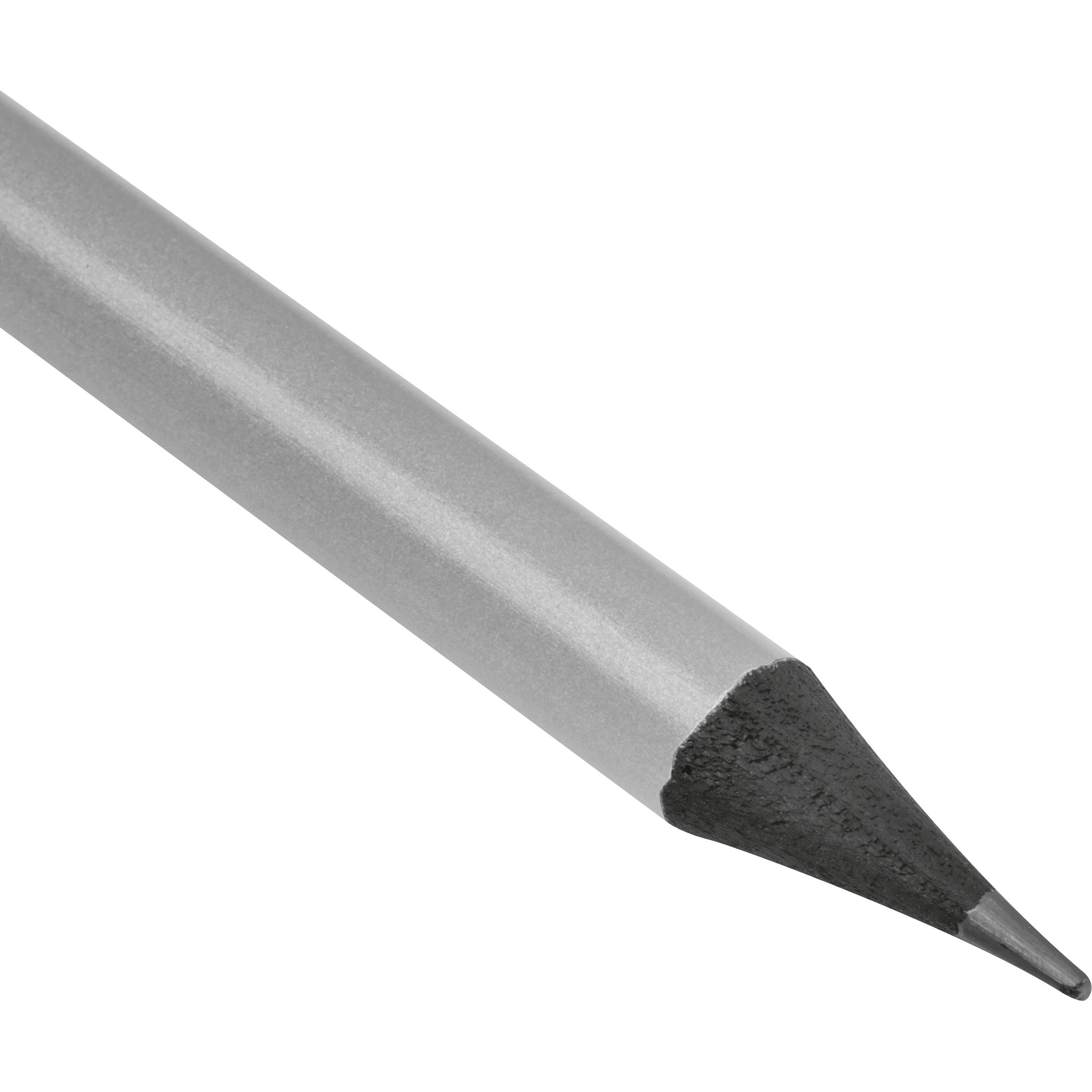 Bleistift mit Radiergummi in Metallic-Farben JAMES