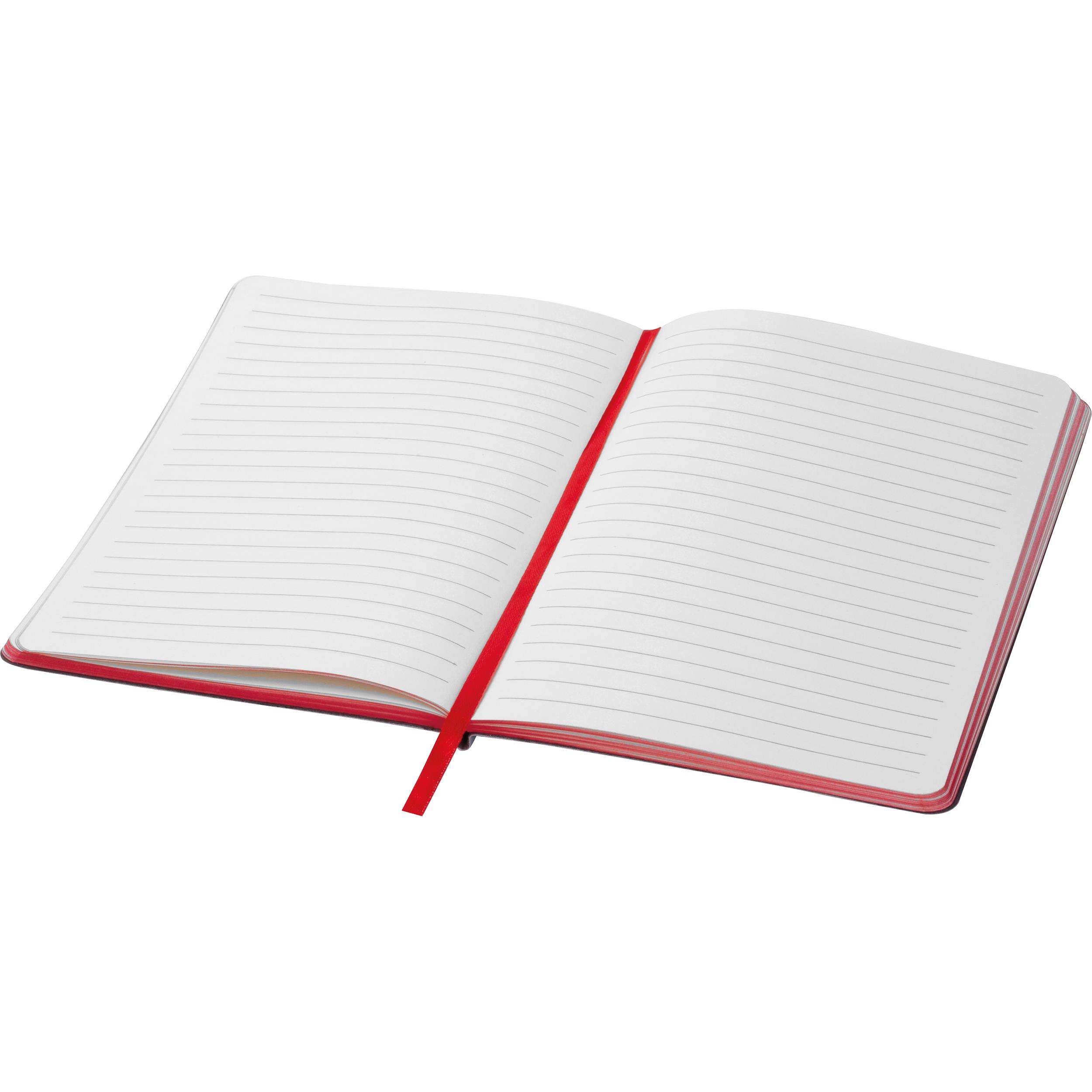 A5 Notizbuch mit farbigem Schnitt EVAN