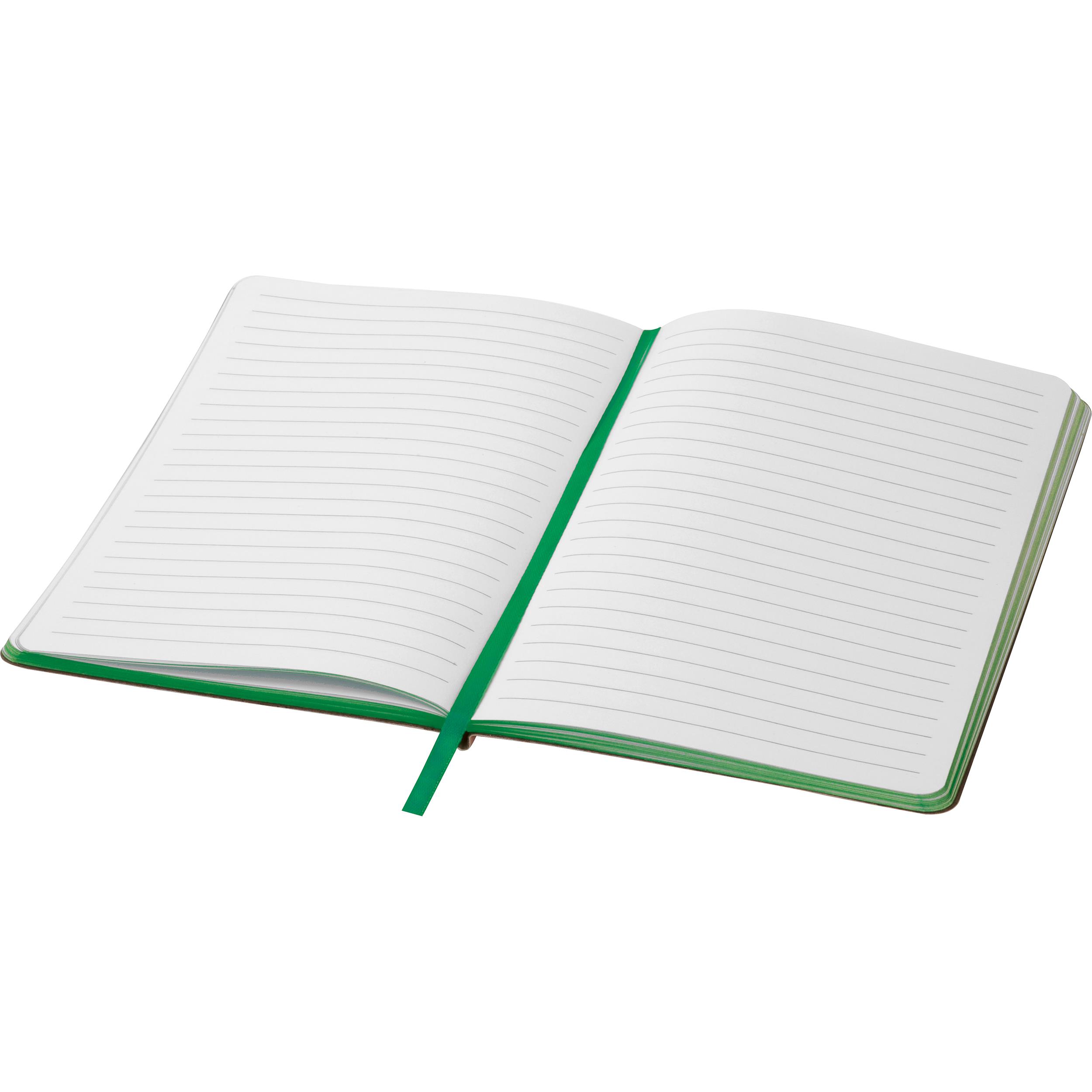 A5 Notizbuch mit farbigem Schnitt EVAN