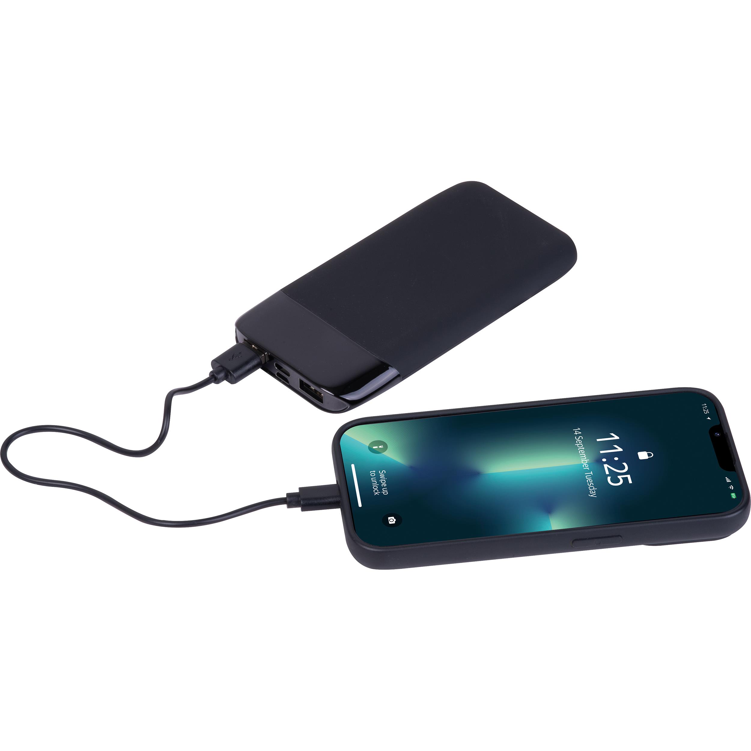 8.000 mAh Powerbank mit leuchtendem Logo FLOYD