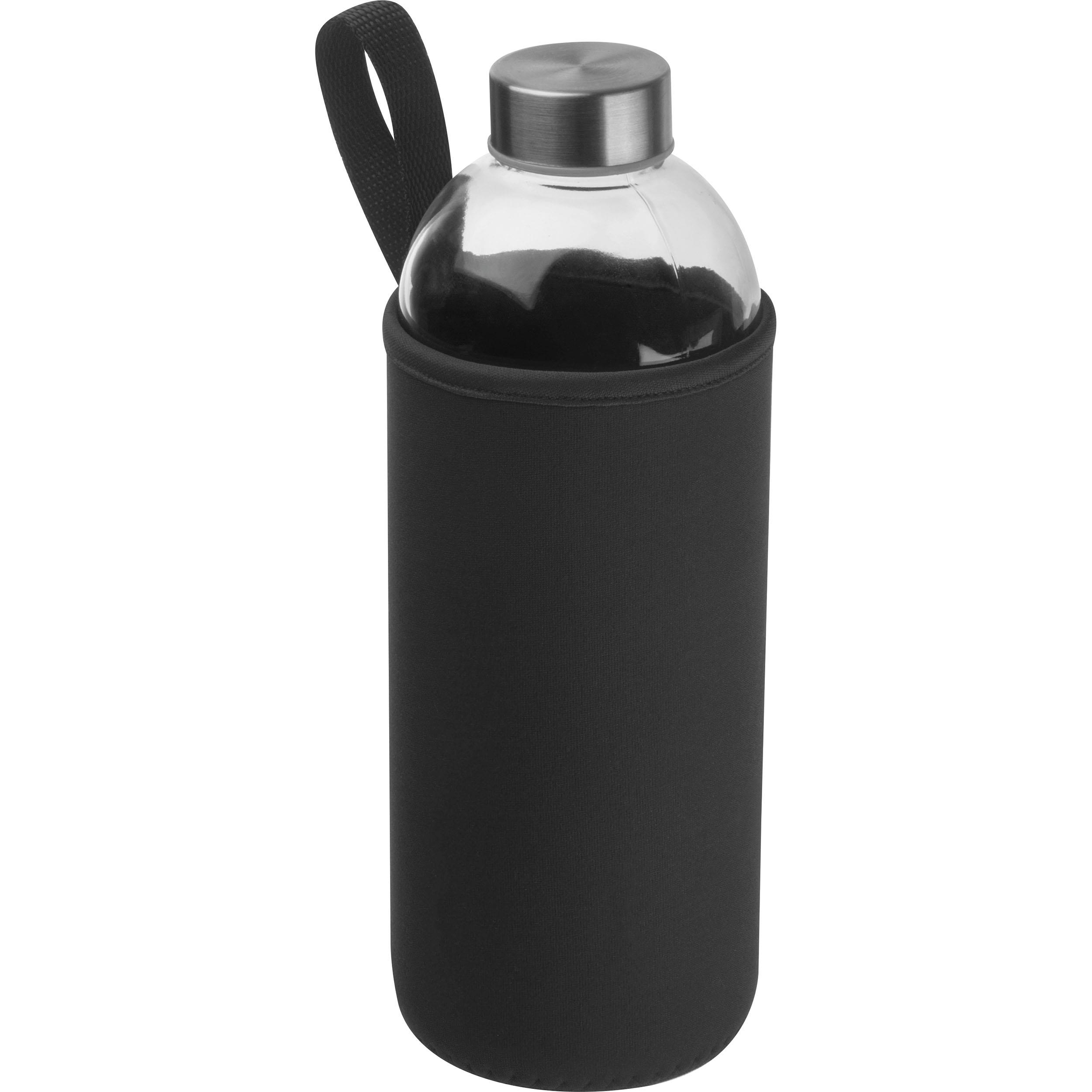Glasflasche mit Neoprenüberzug, 1.000ml JESSICA