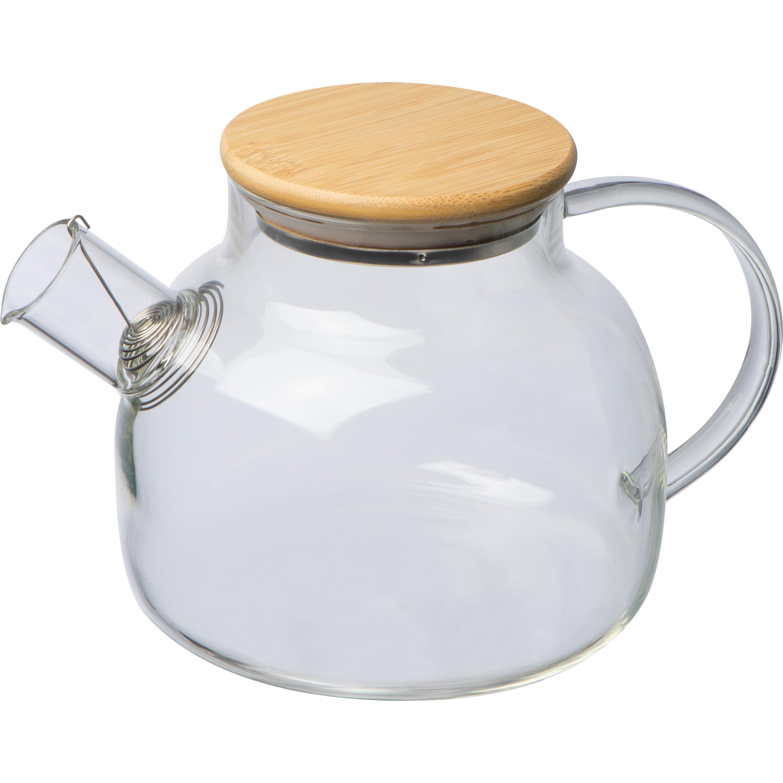 Glaskanne mit Bambusdeckel, 1.000ml LUCILLE