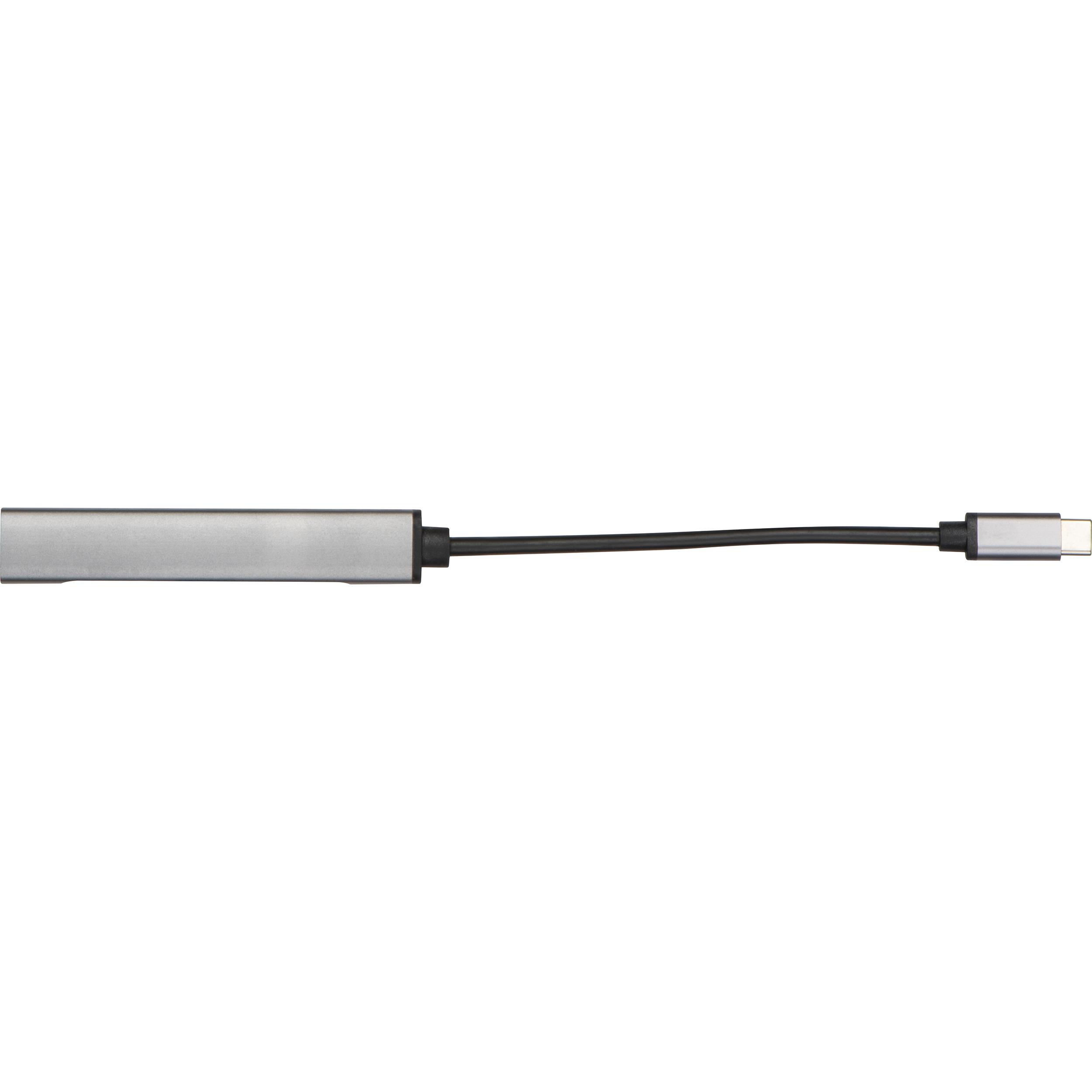 USB Hub aus recyceltem Aluminium HILDEGARDA