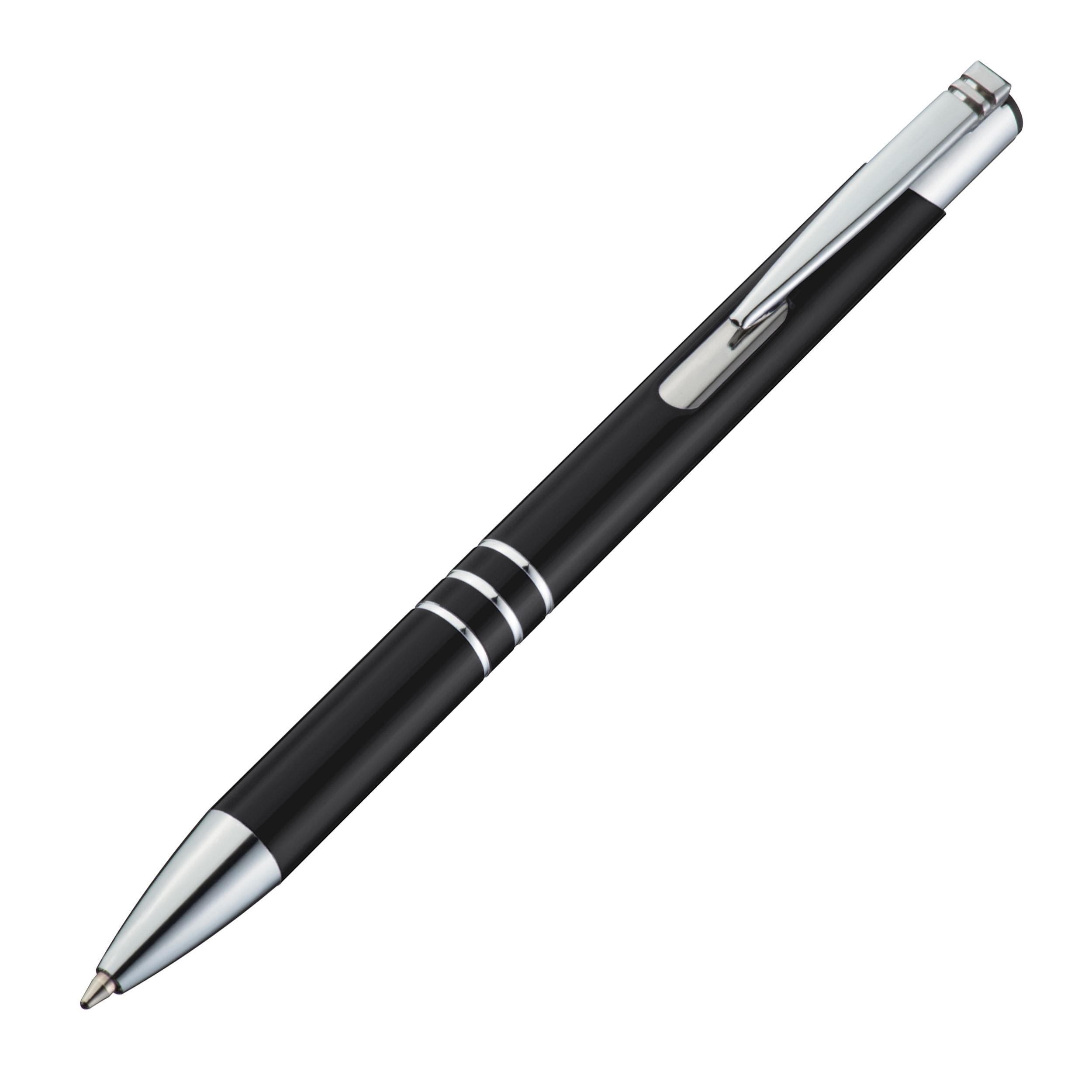 Schreibset mit Kugelschreiber und Druckbleistift aus Metall KELLY