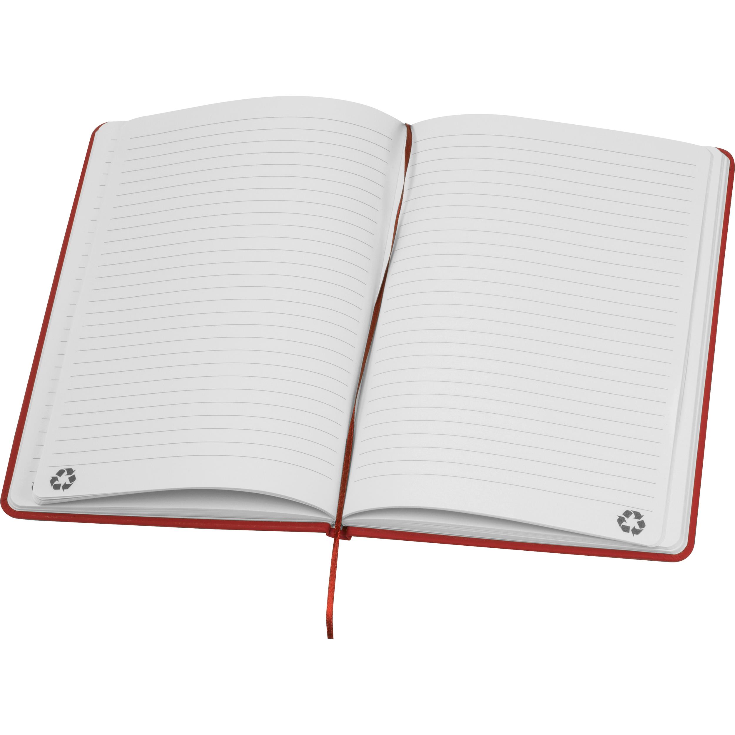 A5 Notizbuch aus recyceltem Papier DOMINIK