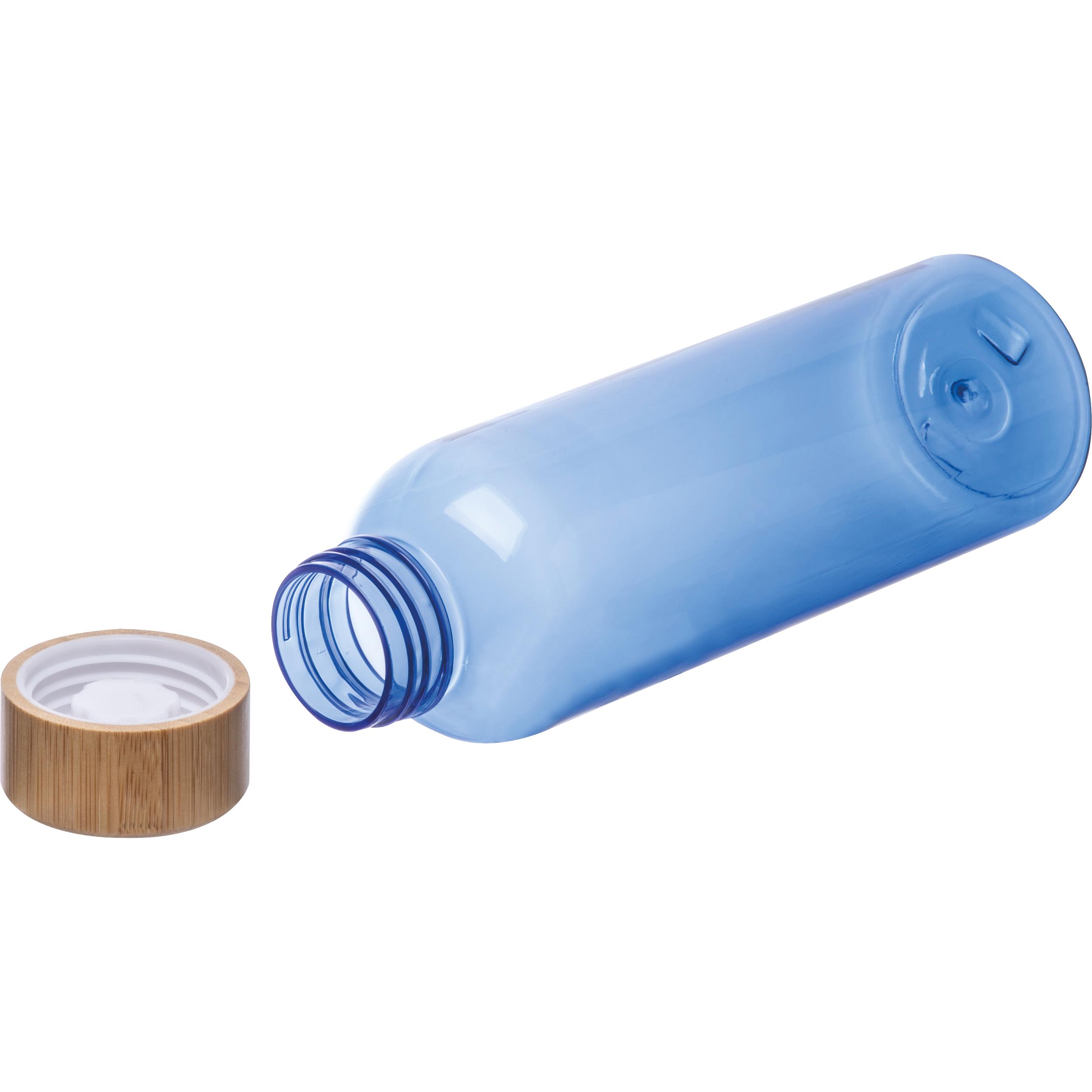 Trinkflasche aus PET mit Bambusdeckel, 500ml  SAMBOR