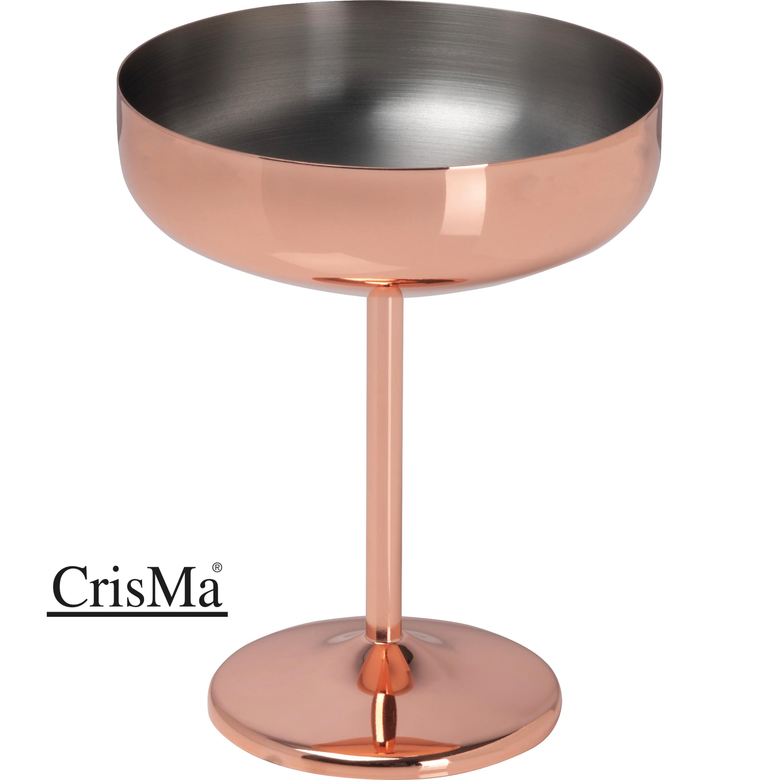 CrisMa Stilbecher mit Kupfer, 300ml EUGENIA