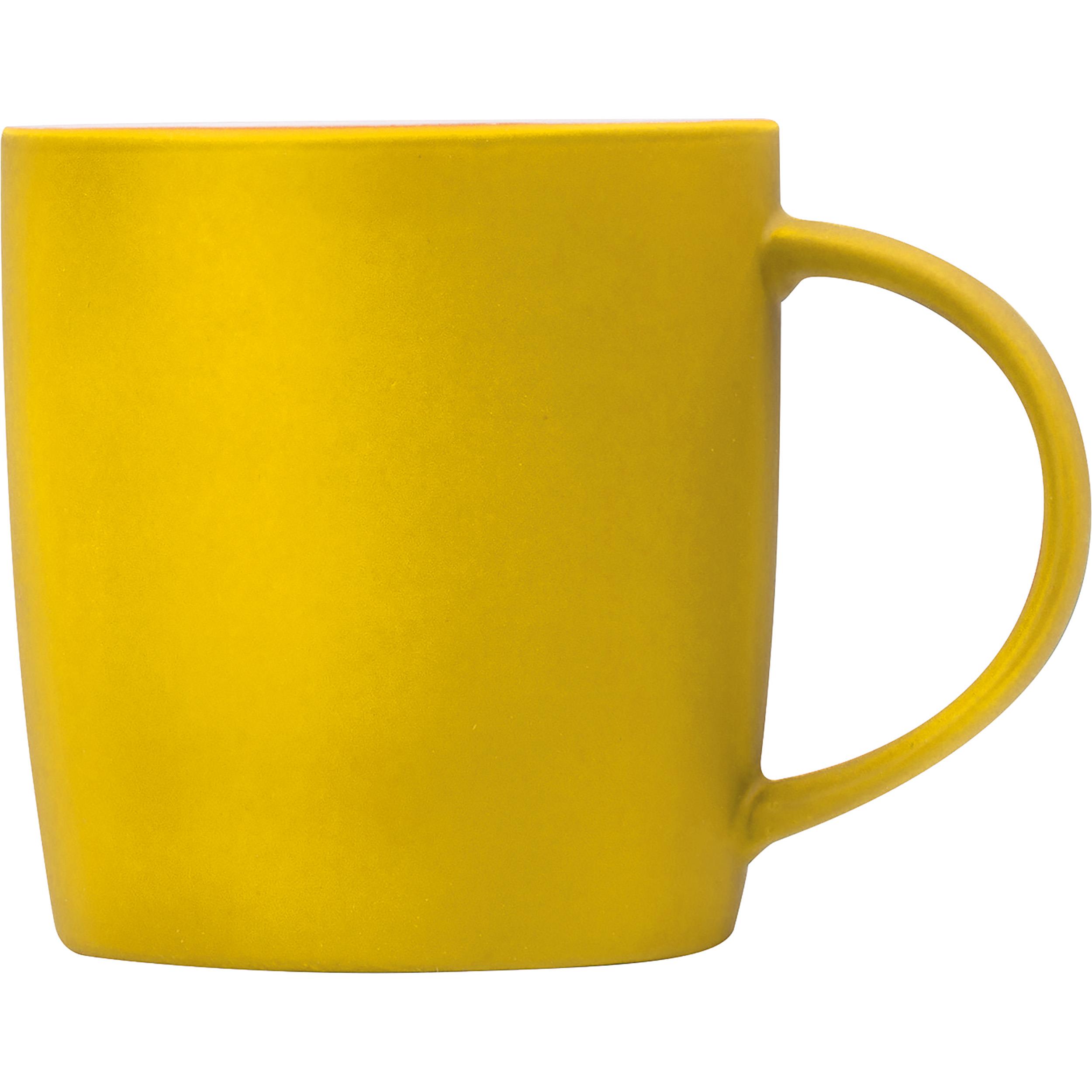 Tasse aus Porzellan, außen gummiert, 300ml ULF