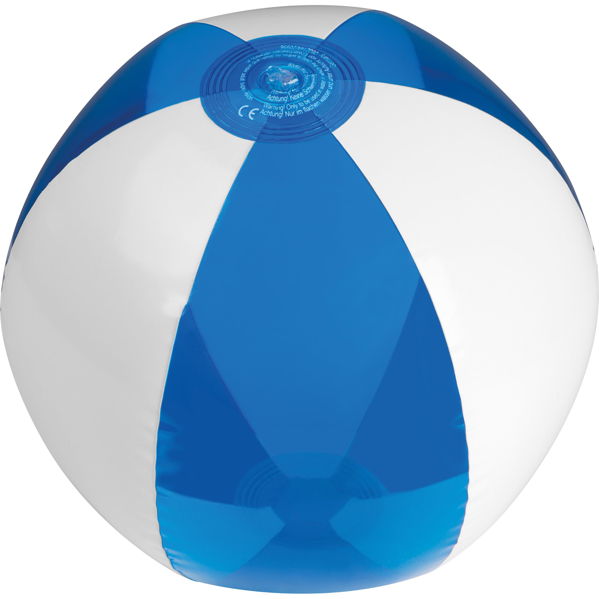 Strandball bicolour farbig/transparent MARGARETHE