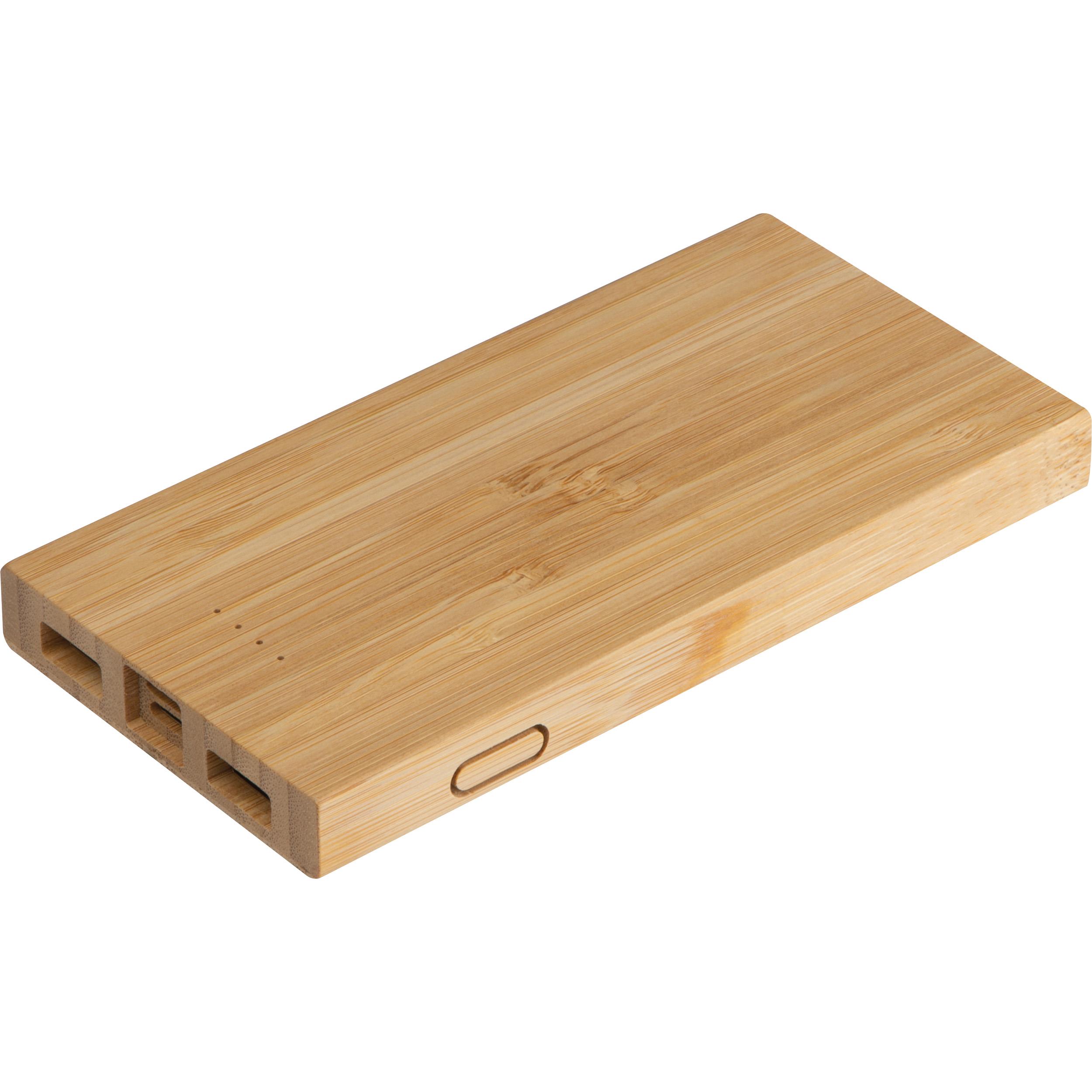 Powerbank aus Bambus SAMANTHA