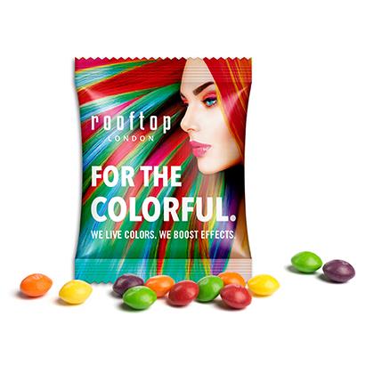 Skittles im Werbetütchen