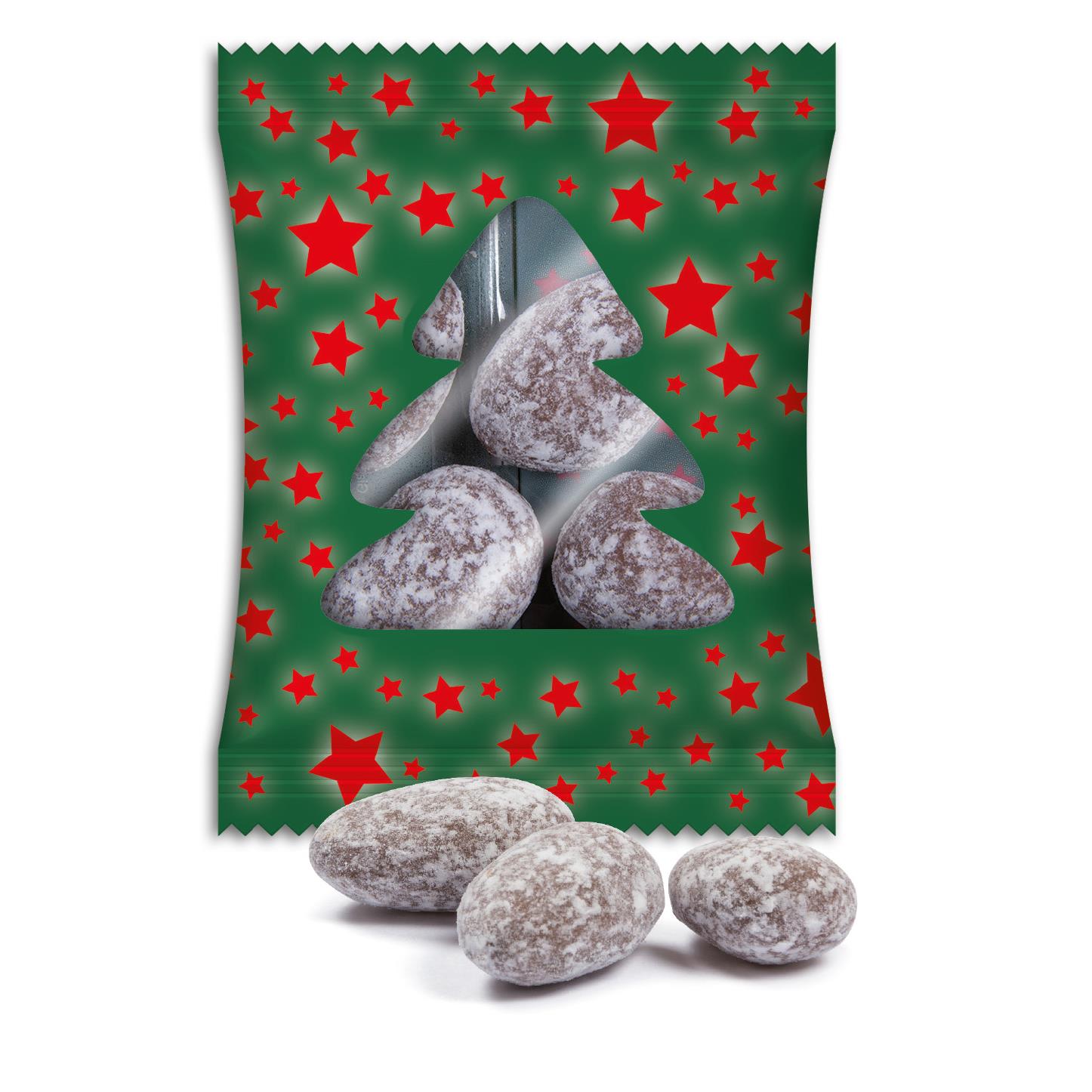 Weihnachtsmandeln im Werbetütchen