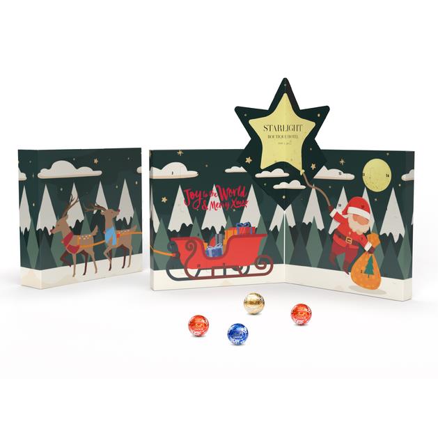 Lindt Adventskalender ´Buch´ Pop-Up Eco