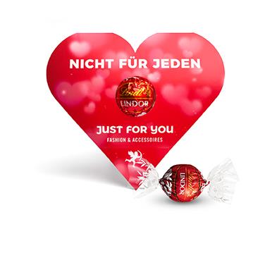 Lindt Lindor Kugel in Werbekartonage