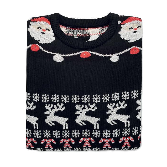 Weihnachts-LED-Pullover L/XL