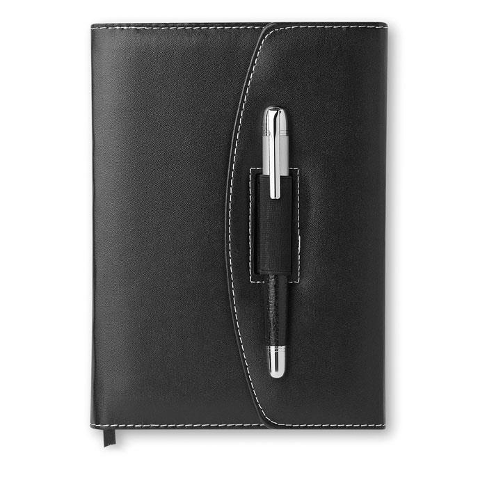 Portfolio mit Kugelschreiber