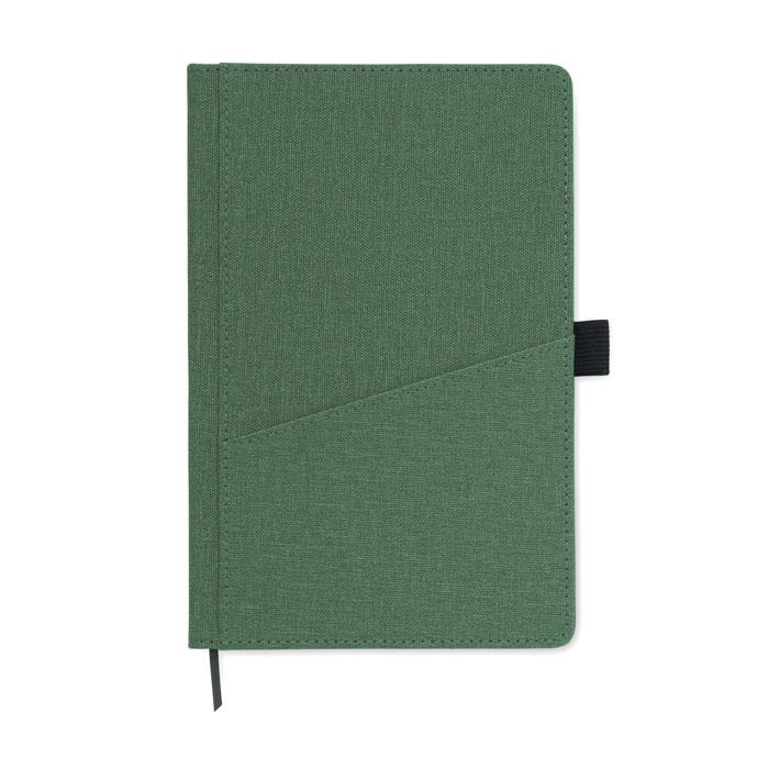 A5 notebook PU front pocket