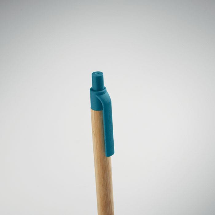 Druckkugelschreiber mit Bambus