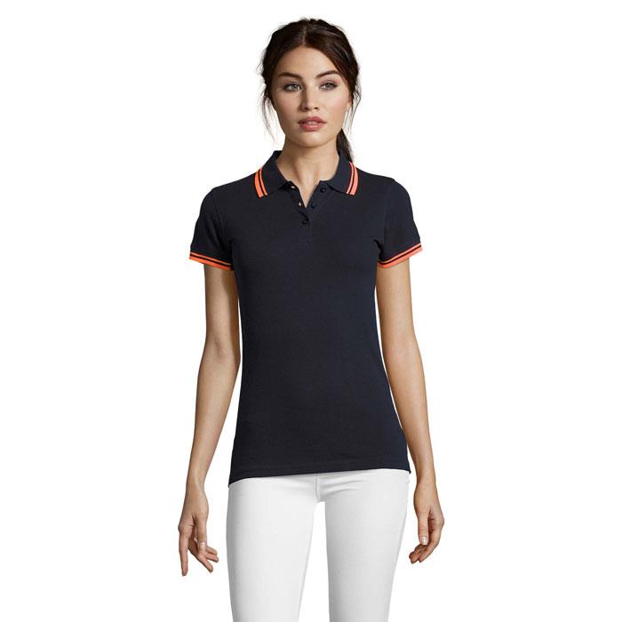 Marineblau/Neonorange