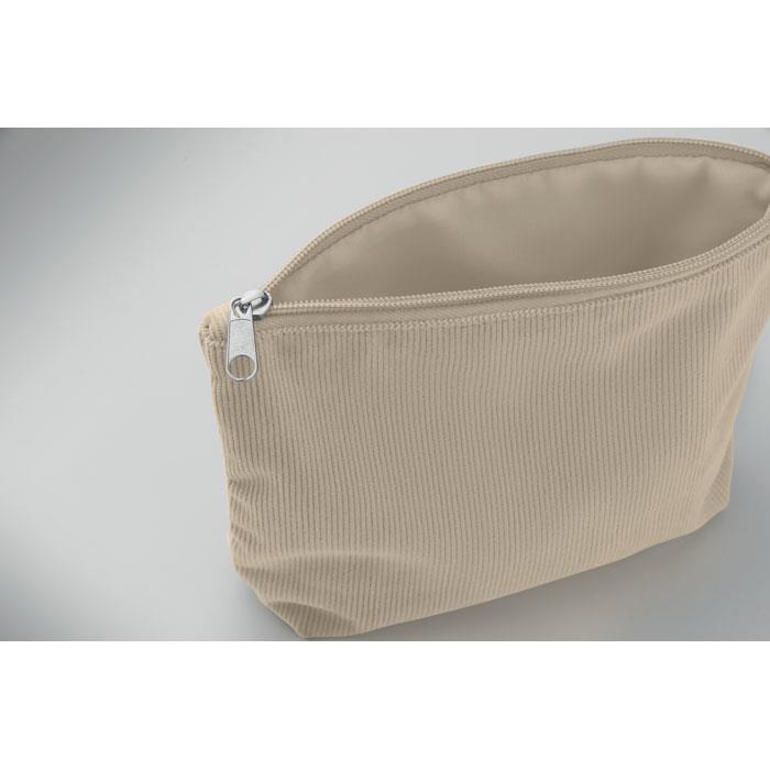 Kosmetiktasche Kord-Polyester