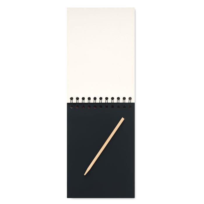 Notizbuch mit Kratzpapier