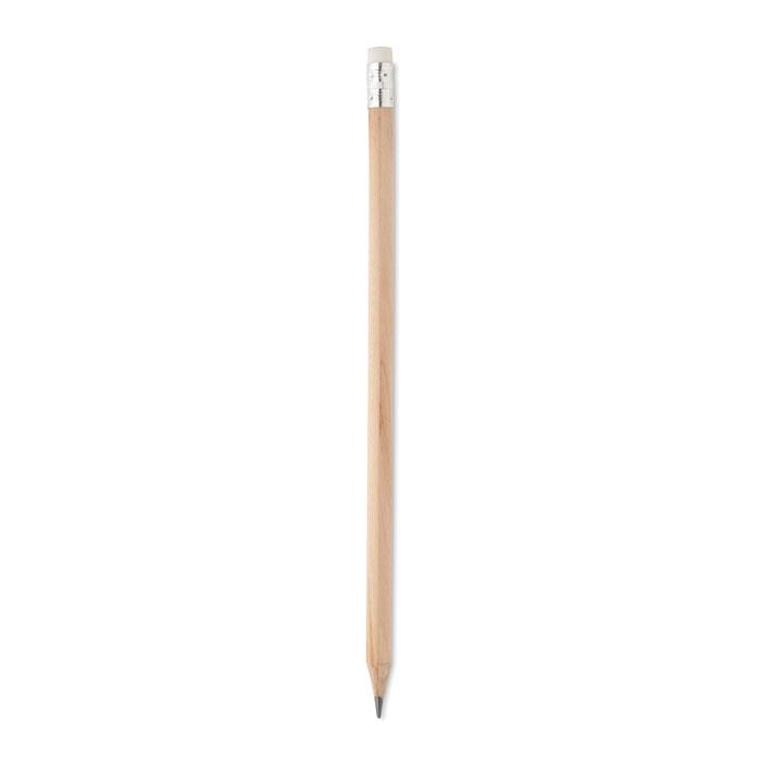 Bleistift mit Radiergummi