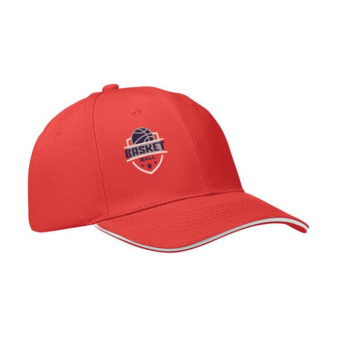 Baseball cap 6 panels 260g/m²