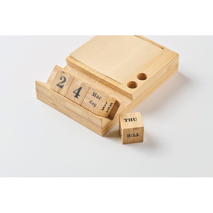 Tischkalender Bambus