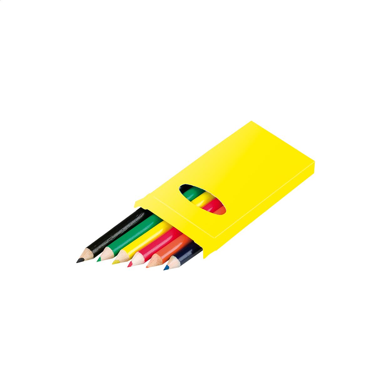 6-tlg. Buntstifte-Set