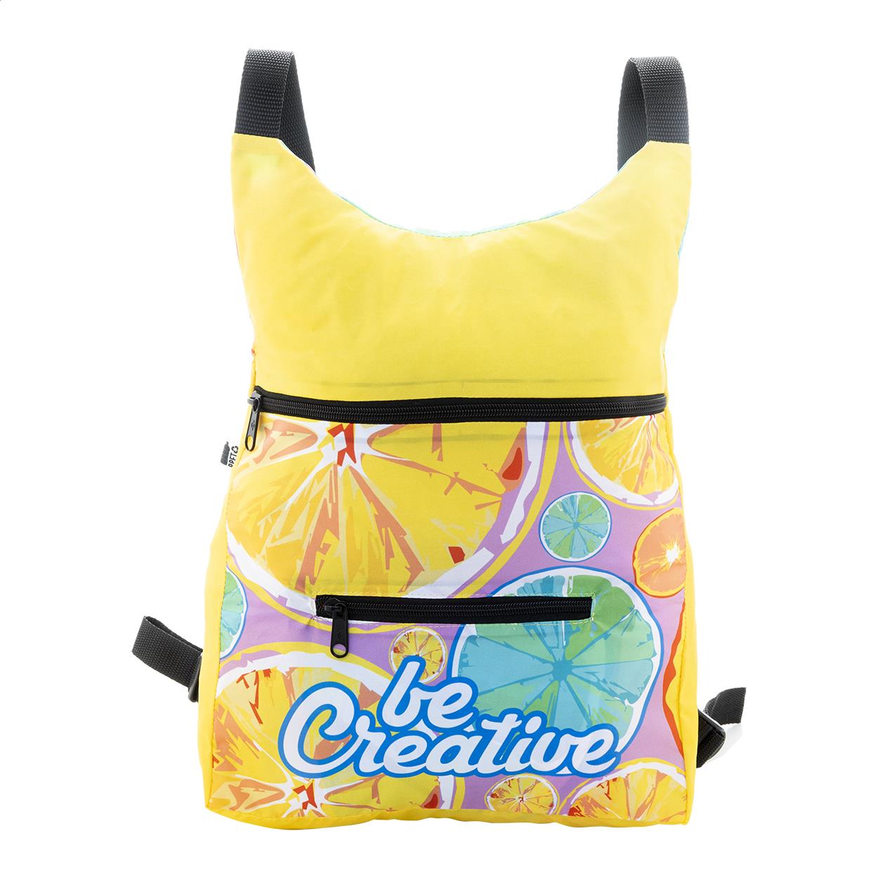 Individueller faltbarer RPET-Rucksack