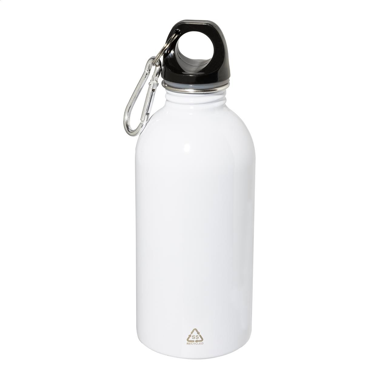Flasche aus recyceltem Edelstahl