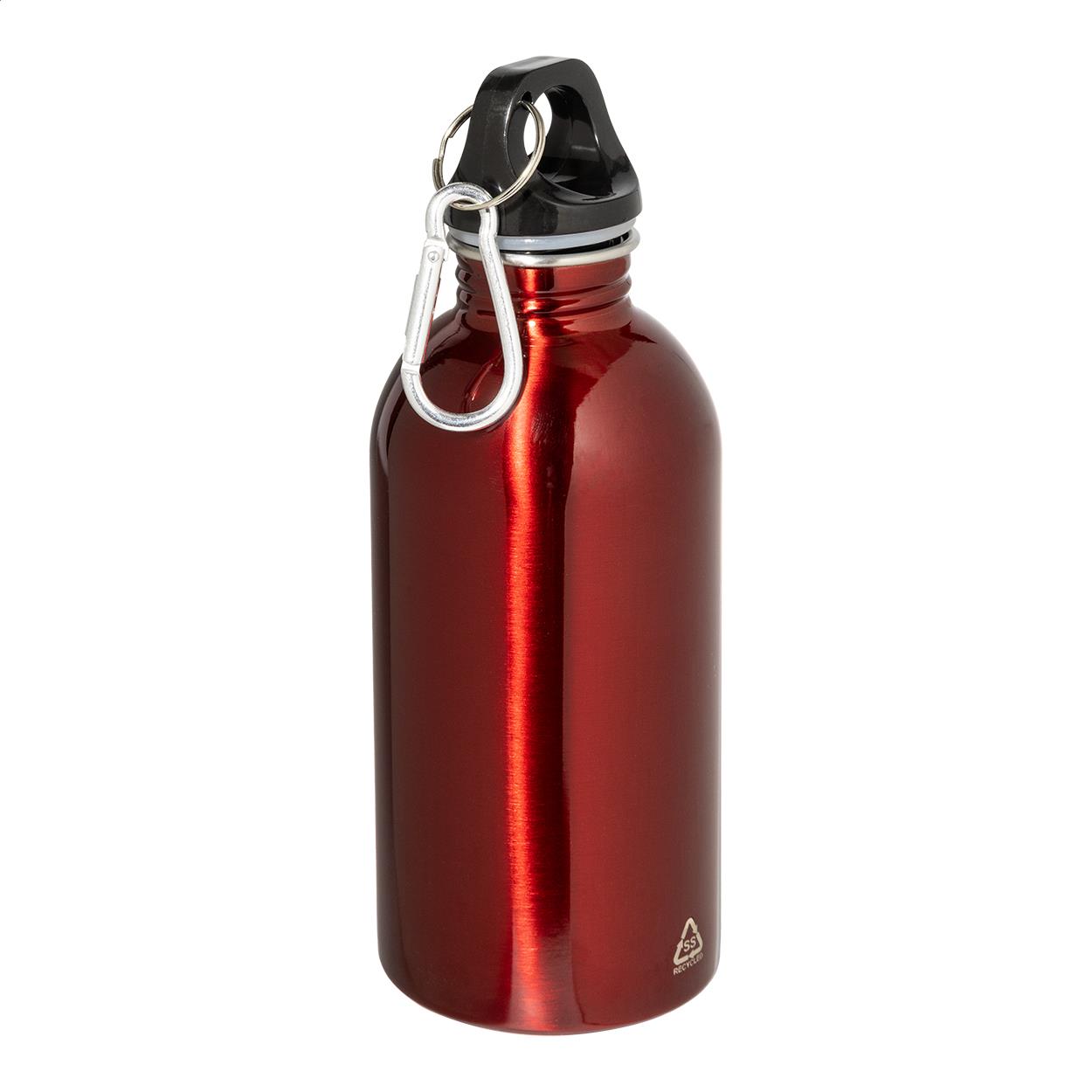 Flasche aus recyceltem Edelstahl